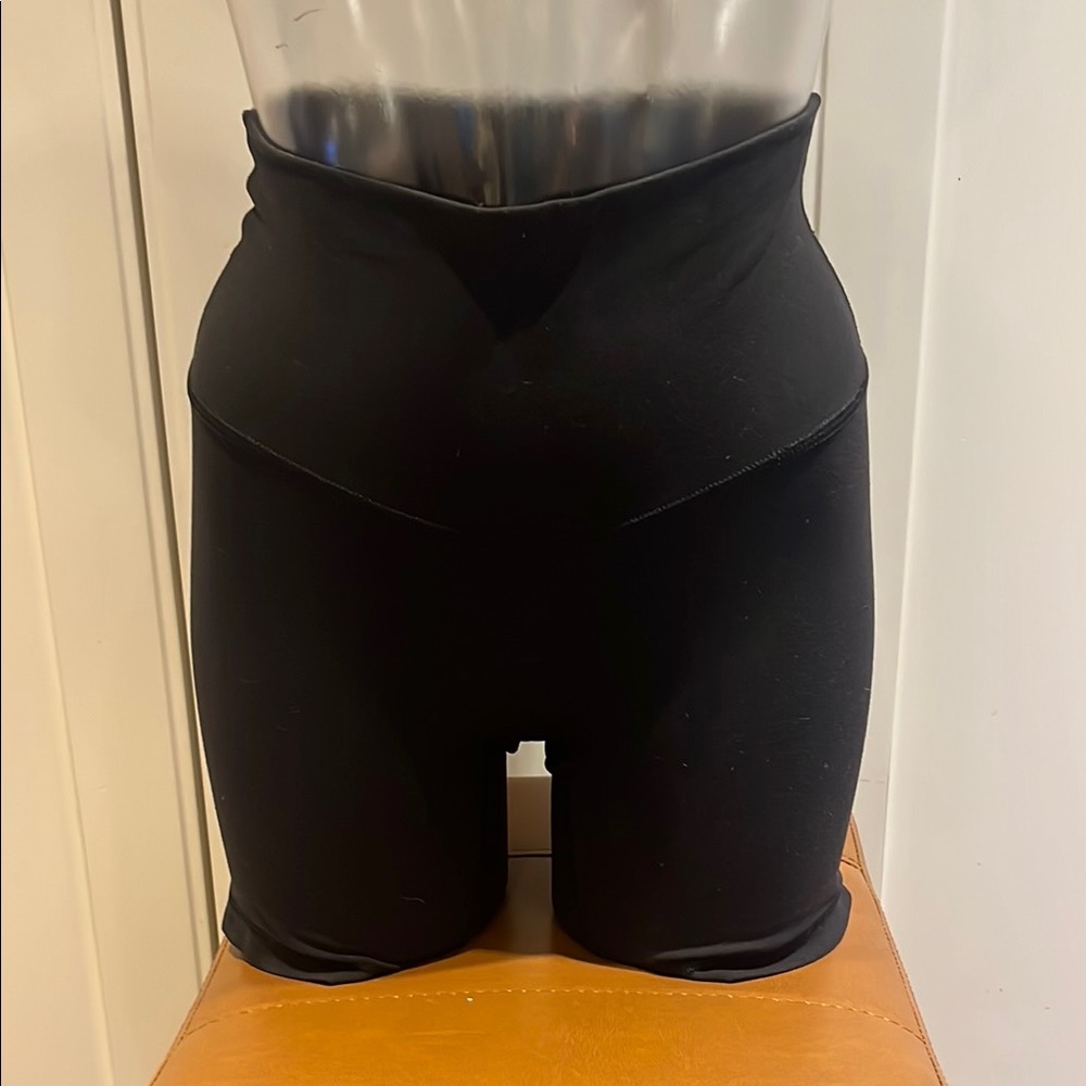 TNA Black Bike Shorts High-Waisted Stretch